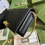Gucci GG Wallet With Chain Black 676155 size 19x10x4 cm - 2