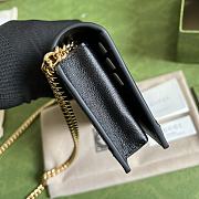 Gucci GG Wallet With Chain Black 676155 size 19x10x4 cm - 3