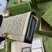 Gucci GG Wallet With Chain White 676155 size 19x10x4 cm - 5