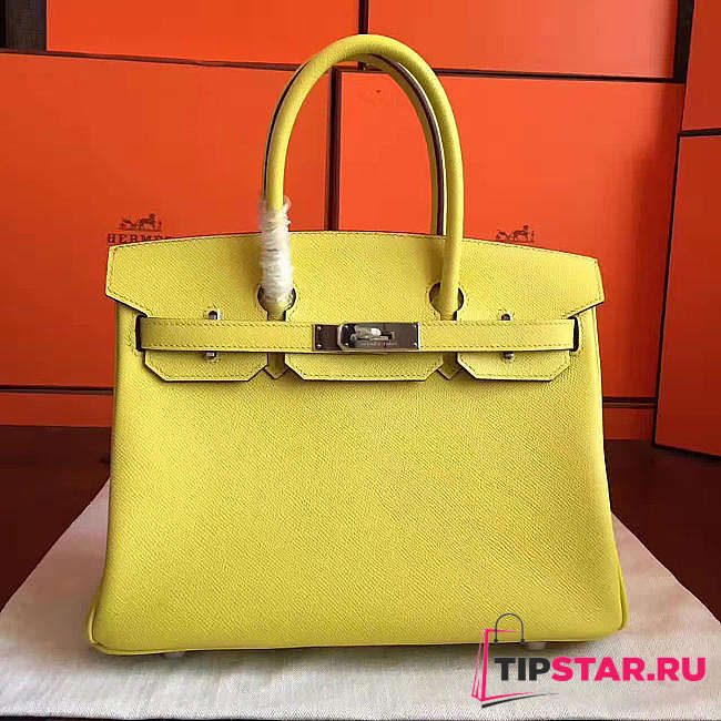 Hermes Birkin Yellow Epsom Leather Size 30x22x16 cm - 1