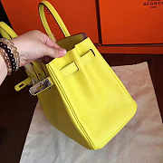 Hermes Birkin Yellow Epsom Leather Size 30x22x16 cm - 2