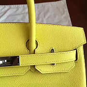 Hermes Birkin Yellow Epsom Leather Size 30x22x16 cm - 6