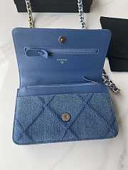 Chanel Flap Bag Denim Size 19 x 11.5 x 7 cm - 6