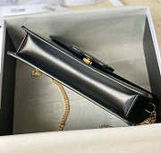 Celine Wallet On Chain Cuir Triomphe Black Size 19 x 11 x 4 cm - 5