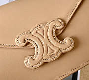 Celine Wallet On Chain Cuir Triomphe Beige Size 19 x 11 x 4 cm - 6