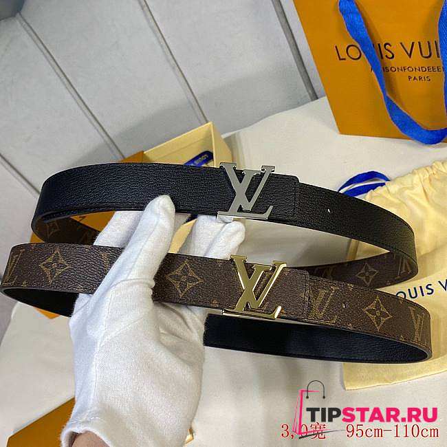 Louis Vuitton LV Belt 3.0 cm with gold/silver hardware - 1