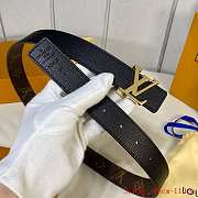 Louis Vuitton LV Belt 3.0 cm with gold/silver hardware - 5