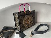 Fendace Sunshine Medium Tote Bag Gold Baroque 35x31x17 cm - 4