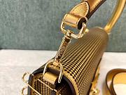 Fendace Baguette Brooch Bag In Gold Leather 28x15.5x7 cm - 5