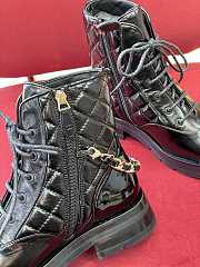 Chanel Lace-Ups Black Leather  - 5