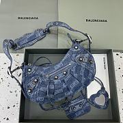 Balenciaga Le Cagole Denim Shoulder Bag size 33x16x8 cm - 1