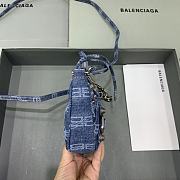 Balenciaga Le Cagole Mini Denim Shoulder Bag size 20.8x13x4.3 cm - 6