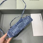 Balenciaga Le Cagole Mini Denim Shoulder Bag size 20.8x13x4.3 cm - 4