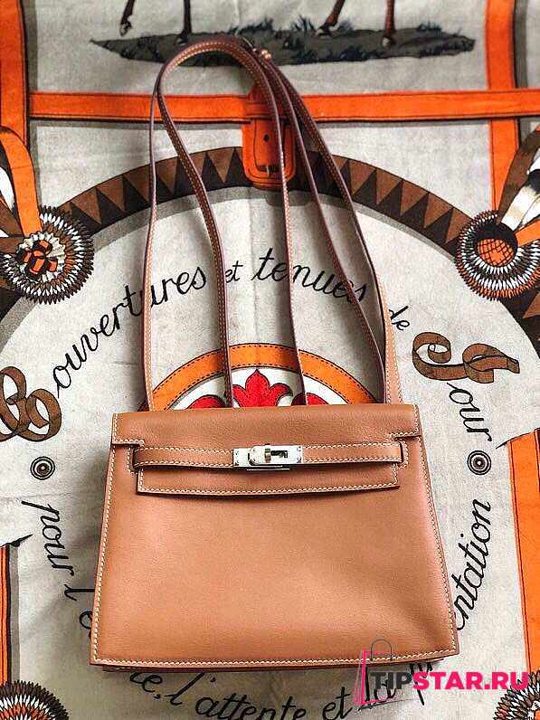 Hermes Kelly Danse 22cm (Dark Beige) - 1