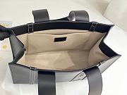 Chloe Medium Woody Tote Bag Black Smooth Leather size 37x26x12 cm - 5