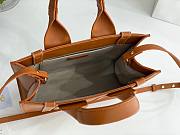 Chloe Small Woody Tote Bag Brown Smooth Leather size 26x20x8 cm - 3