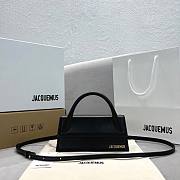 Jacquemus Le Chiquito Long Handbag Black size 21x10x6 cm - 1