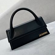 Jacquemus Le Chiquito Long Handbag Black size 21x10x6 cm - 2