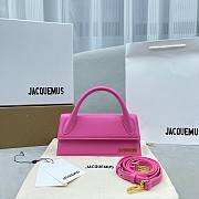 Jacquemus Le Chiquito Long Handbag Pink size 21x10x6 cm - 1