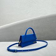 Jacquemus Le Chiquito Long Handbag Blue size 21x10x6 cm - 6