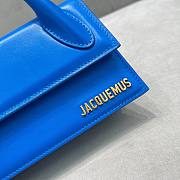 Jacquemus Le Chiquito Long Handbag Blue size 21x10x6 cm - 2