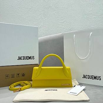 Jacquemus Le Chiquito Long Handbag Yellow size 21x10x6 cm