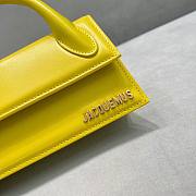 Jacquemus Le Chiquito Long Handbag Yellow size 21x10x6 cm - 3