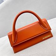 Jacquemus Le Chiquito Long Handbag Brown size 21x10x6 cm - 4