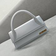 Jacquemus Le Chiquito Long Handbag White size 21x10x6 cm - 6