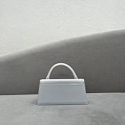 Jacquemus Le Chiquito Long Handbag White size 21x10x6 cm - 4