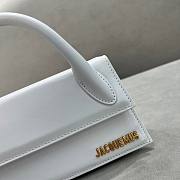 Jacquemus Le Chiquito Long Handbag White size 21x10x6 cm - 5