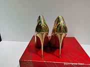 Christian Louboutin Hot Chick Iridescent Scallop Leather Pumps 120mm - 5