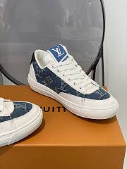 LV Charlie Sneaker Blue Denim - 6