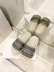 Dior Dway Slippers Gray  - 5