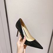 Jimmy Choo High Heels Black Patent Leather  - 6