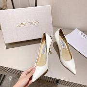 Jimmy Choo High Heels White Patent Leather - 2