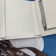 Hermes Bearn Compact Wallet White 10x12 cm - 6
