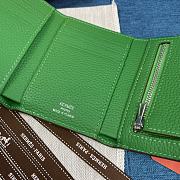 Hermes Bearn Compact Wallet Green 10x12 cm - 5