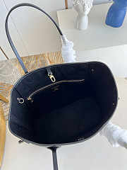 Louis Vuitton Neverfull Handbag Black M46040 Size 31 x 28 x 14 cm - 6