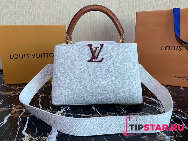 Louis Vuitton CapucinesBB white M59252 size 27 x 21 x 10 cm  - 1