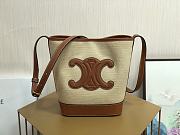 CELINE BUCKET CUIR TRIOMPHE BROWN White 198243DU3.04LU Size 30 X 22 X 13cm - 1