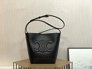 CELINE BUCKET CUIR TRIOMPHE BLACK 198243 SIZE 30 X 22 X 13cm - 1