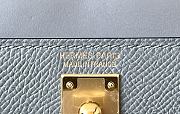 Hermes Kelly 20 Sellier Mini Kelly II Gold Epsom Grey M-KL190220 size 19 x 6 x 12cm - 3