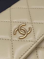  Chanel Clutch On Chain Lambskin Glod - AP2929034088- Size 15.2x9.5x3.5cm - 5