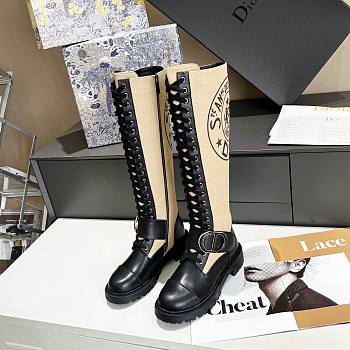 Boot Christian Dior Black white 37123120