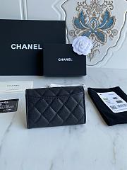 Chanel Card Holder Black AP0214 Size 11x8.5x3 cm - 5