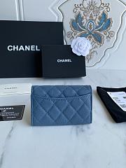Chanel Card Holder Blue AP0214 Size 11x8.5x3 cm - 6