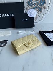 Chanel Card Holder Beige AP0214 Size 11x8.5x3 cm - 5