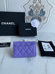 Chanel Card Holder Purple AP0214 Size 11x8.5x3 cm - 5
