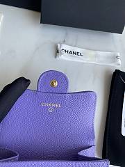 Chanel Card Holder Purple AP0214 Size 11x8.5x3 cm - 4